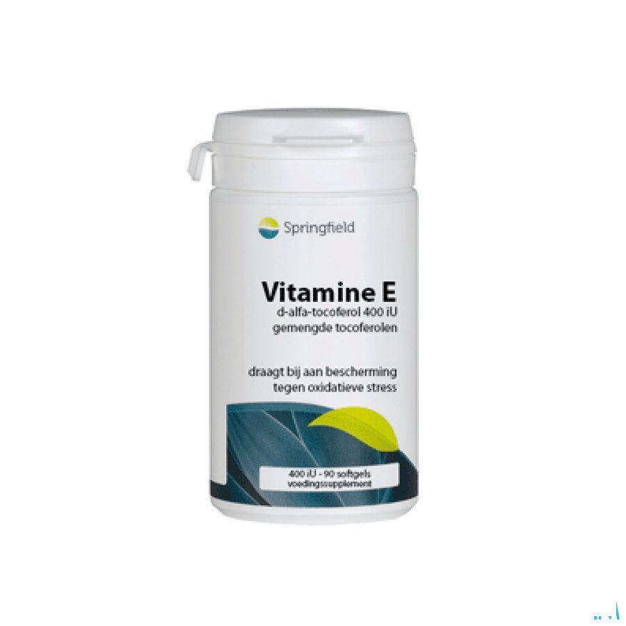 Vitamine E 400iu Springfield Softgels 90  -  Springfield Nutraceuticals