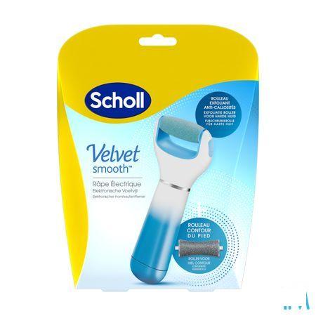 Scholl Velvet Smooth Rape Electrique+gommage Ps Bleu