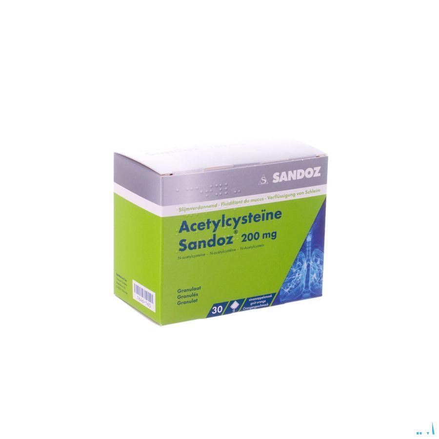 Acetylcysteine Sandoz 200 mg Sach. 30 X 200 mg
