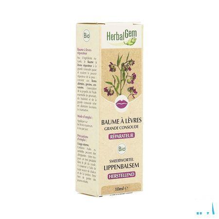 Herbalgem Baume Levre Consoude Bio 10 ml  -  Herbalgem