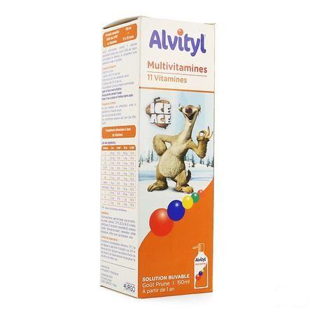 Alvityl Multivitamines Ice Age Siroop 150 ml  -  Urgo Healthcare