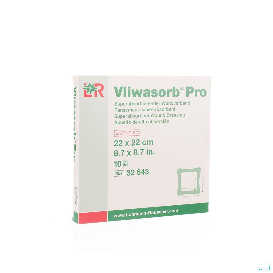 Vliwasorb Pro Verband 22X22cm 10 32643