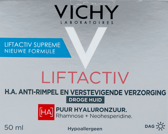 Vichy Liftactiv Ha Cr A/Rimpel Verstev. Droge 50 ml