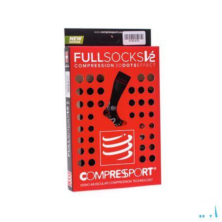 Compressport Full Socks Black 2L  -  Ocebio