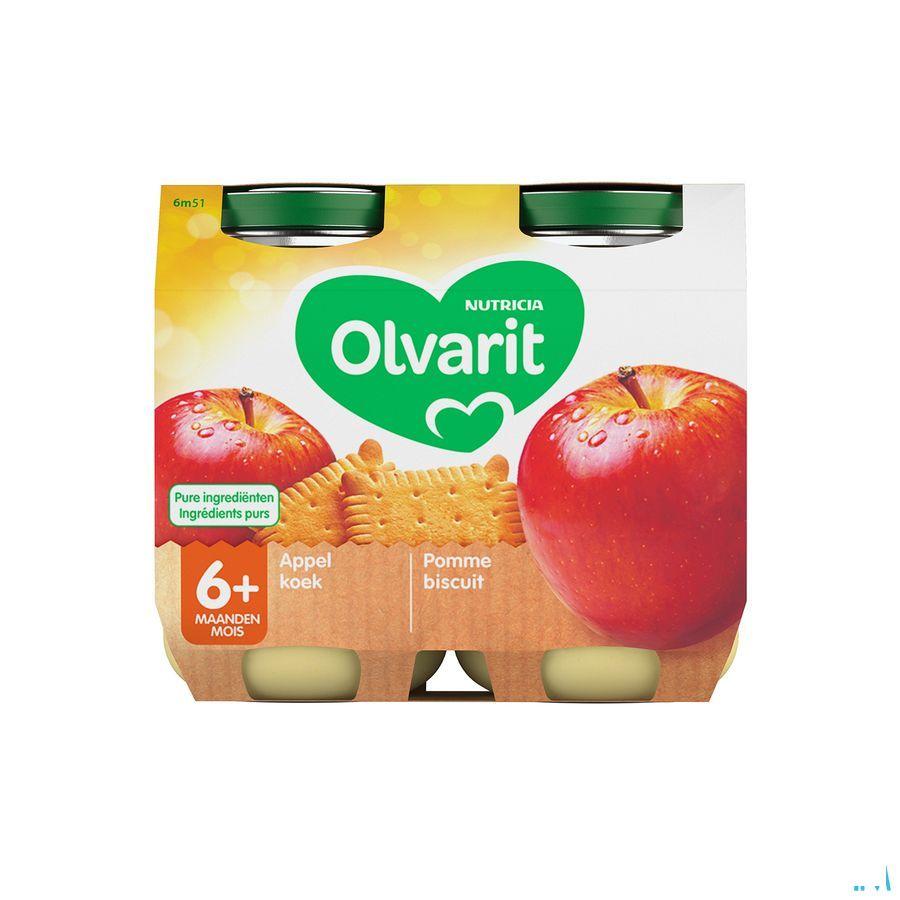 Olvarit Appel Koek 2x200 gr 6m51  -  Nutricia