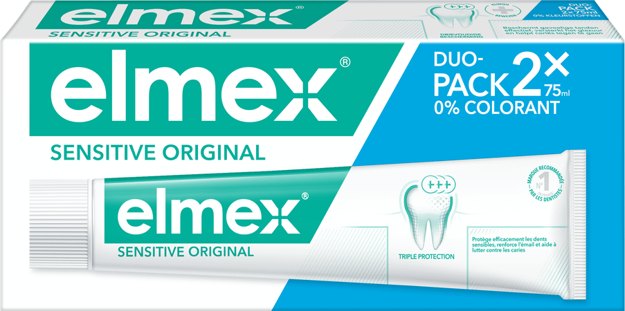 Elmex Sensitive Dentifrice Tube 2X75 ml