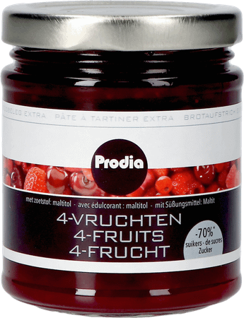 Prodia Tartinade Extra 4 Fruits 215 gr 5681  -  Revogan