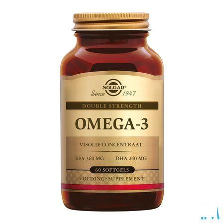 Solgar Omega-3 Double Strength Softgel 60  -  Solgar Vitamins