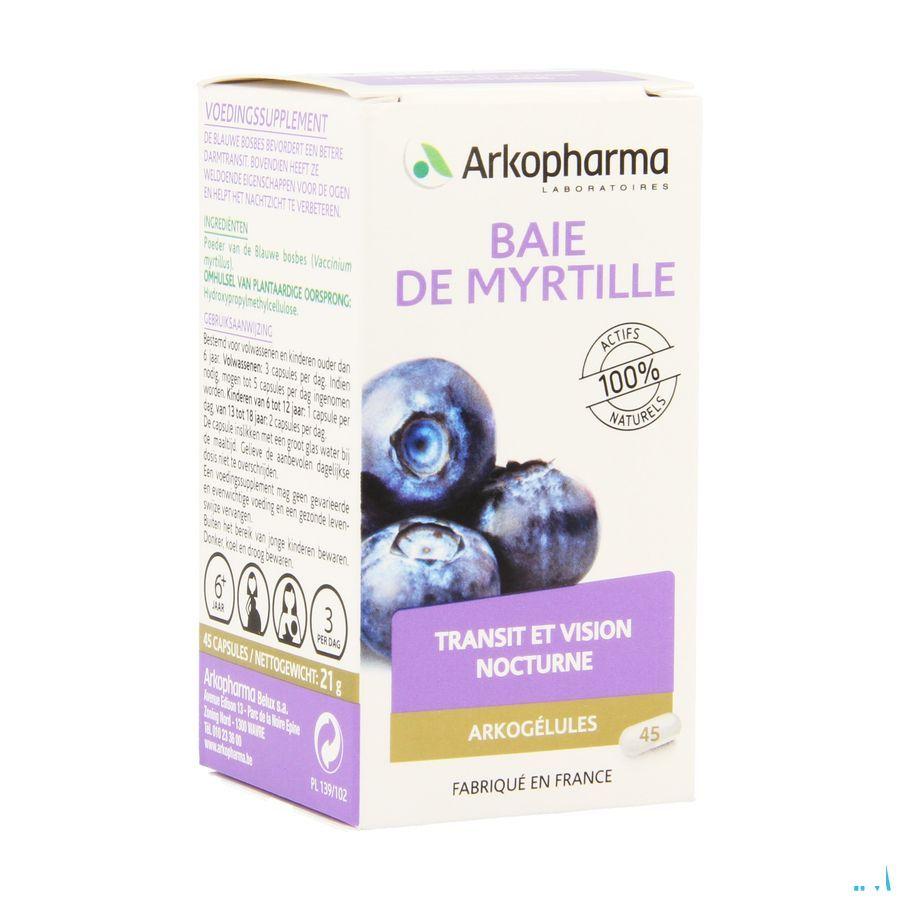Arkocaps Bosbesvrucht Plantaardig 45  -  Arkopharma