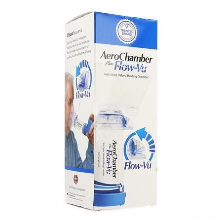 Aerochamber Plus Anti static + flow-vu-mask Adult  -  Hospithera