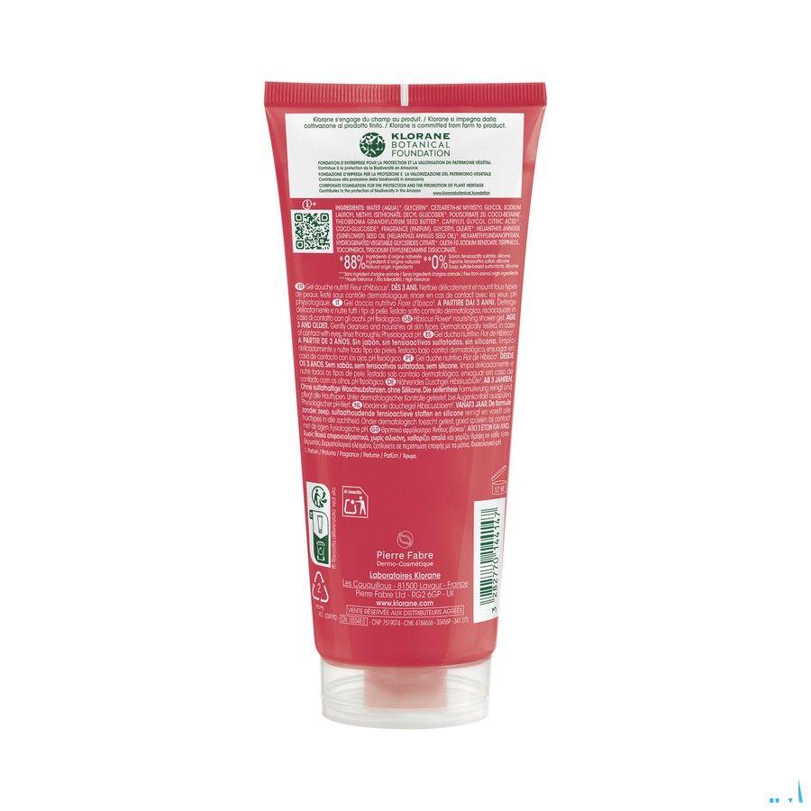 Klorane Corps Creme Douche Fleur Hibiscus 200 ml