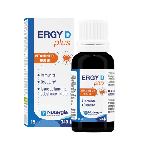 Ergy D Plus Flacon 15 ml  -  Lab. Nutergia