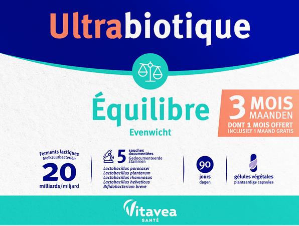 Ultrabiotique Equilibre 90Jours Gel. 90  -  Nutrisante