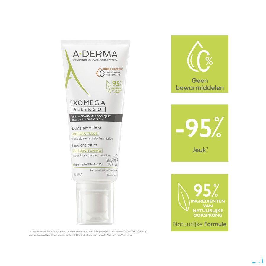 Aderma Exomega Allergo Balsem Emolierend Tube200 ml  -  Aderma