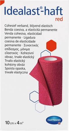Idealast-haft Rood 10cmx4m 1 P/s  -  Hartmann