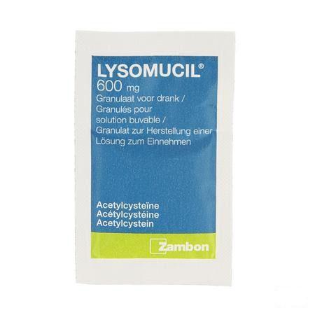 Lysomucil 600 Gran Sachets 30 X 600 mg