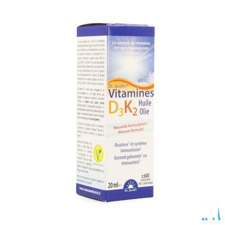 Vitamine D3 K2 Flacon 20 ml  -  Natura Medicatrix