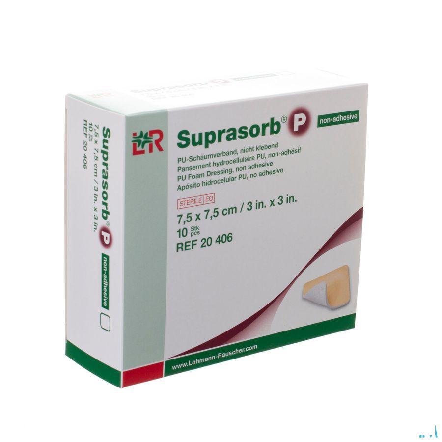 Suprasorb P Schuimverb Pu N/Adh Wcl 7,5X 7,5Cm 10  -  Lohmann & Rauscher