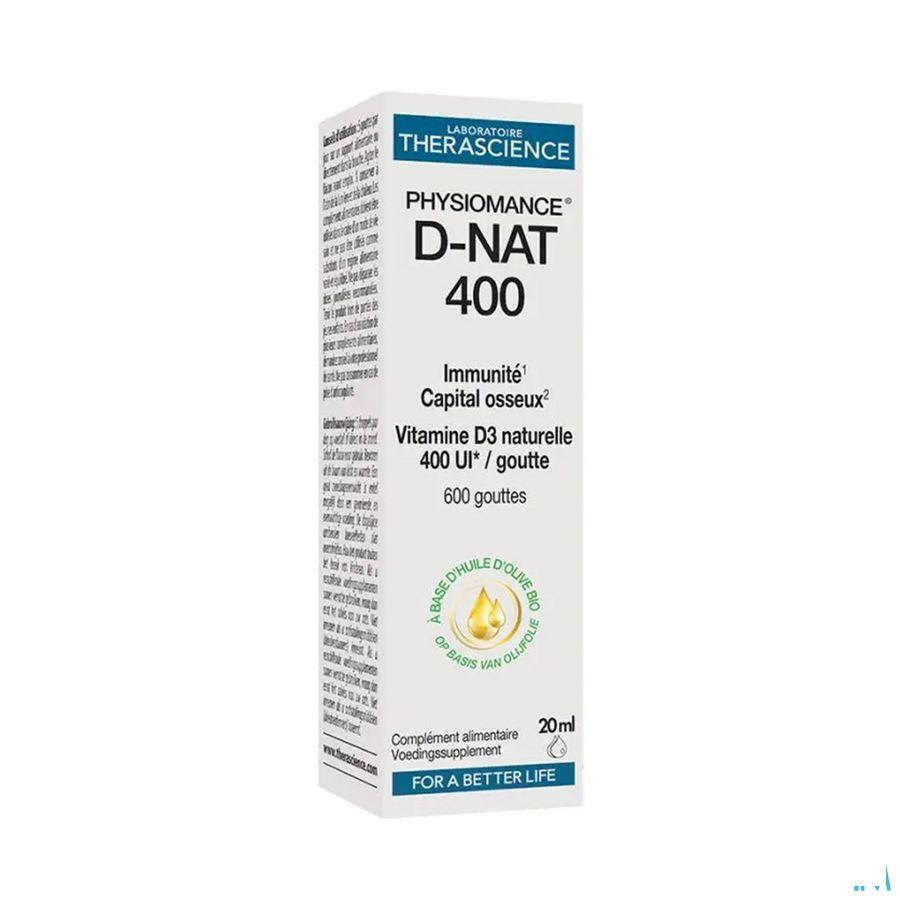 D-Nat 400 Flacon Gouttes 20 Ml Physiomance PHY268  -  Therascience
