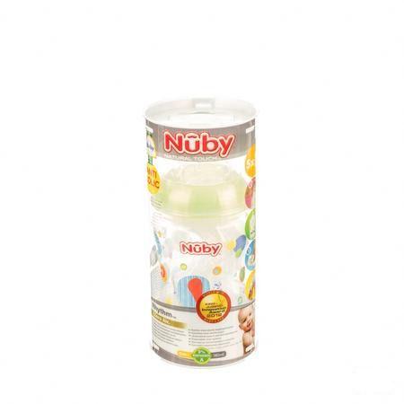 Nuby Biberon Anti colique + Tetine Slow Flow + 4 Sach  -  New Valmar