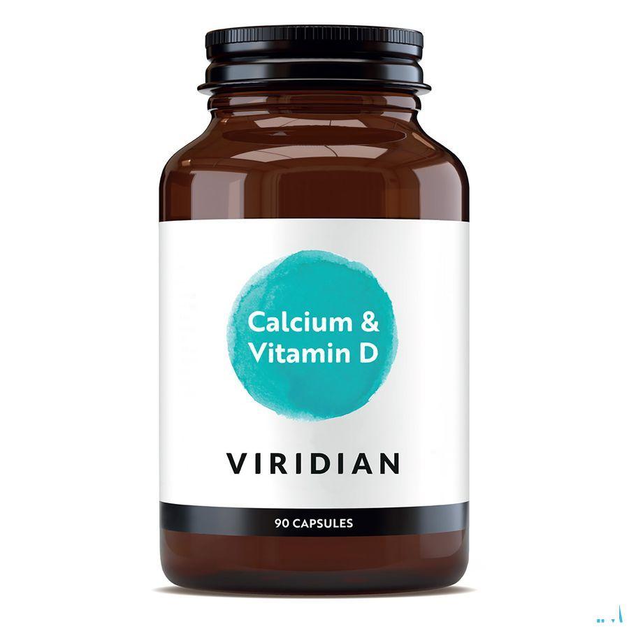 Viridian High Potency Calcium & d3 Plantaard.Capsule 90  -  Solgar Vitamins