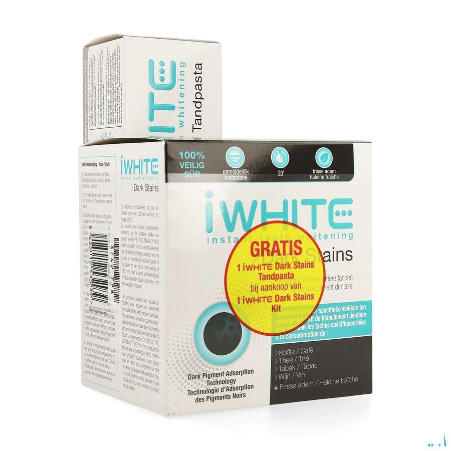 Iwhite Dark Stains Kit + Dentifrice 75 ml