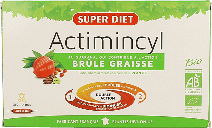 Super Diet Actimincyl Bio Ampoule 20x15 ml  -  Superdiet Laboratoires