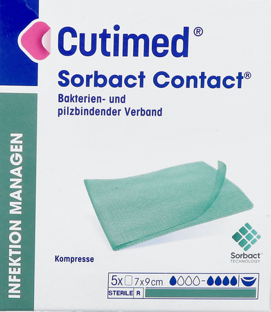 Cutimed Sorbact Contact Cp 7X9Cm 5