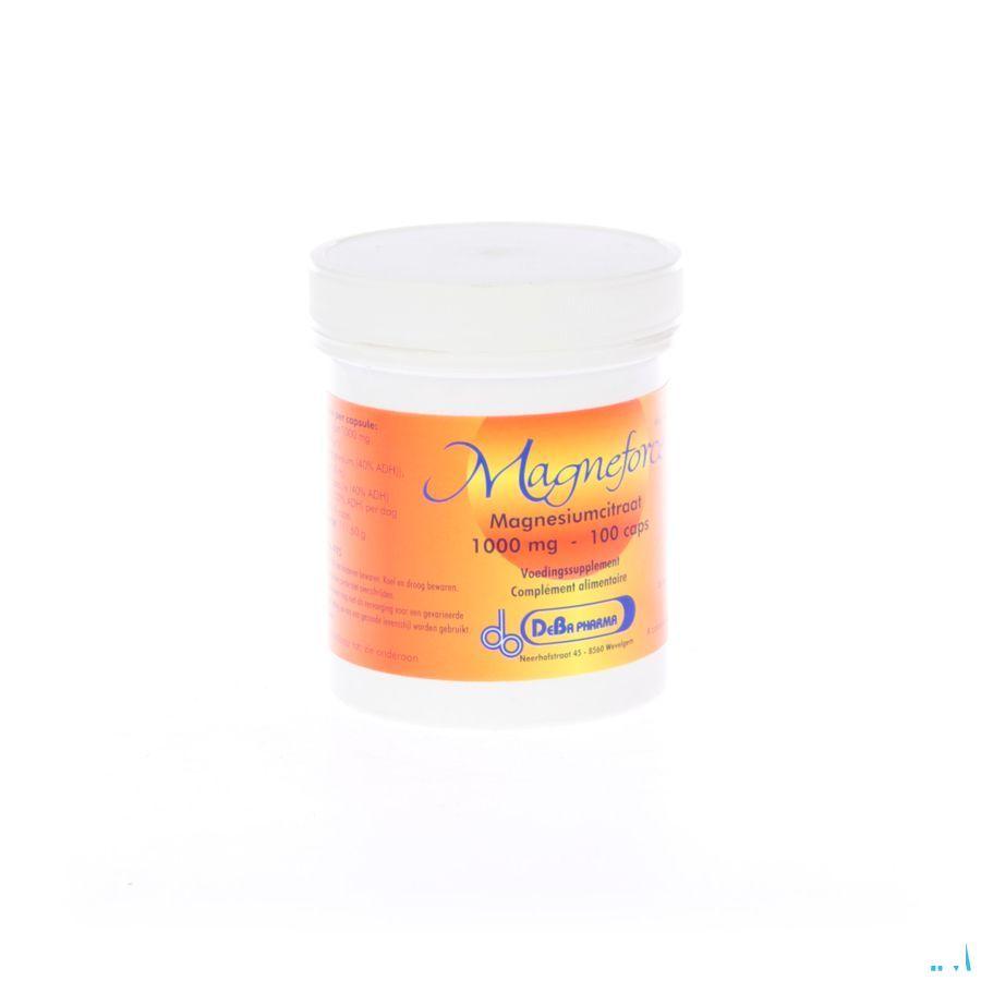 Magneforce Capsule 100x750 mg  -  Deba Pharma