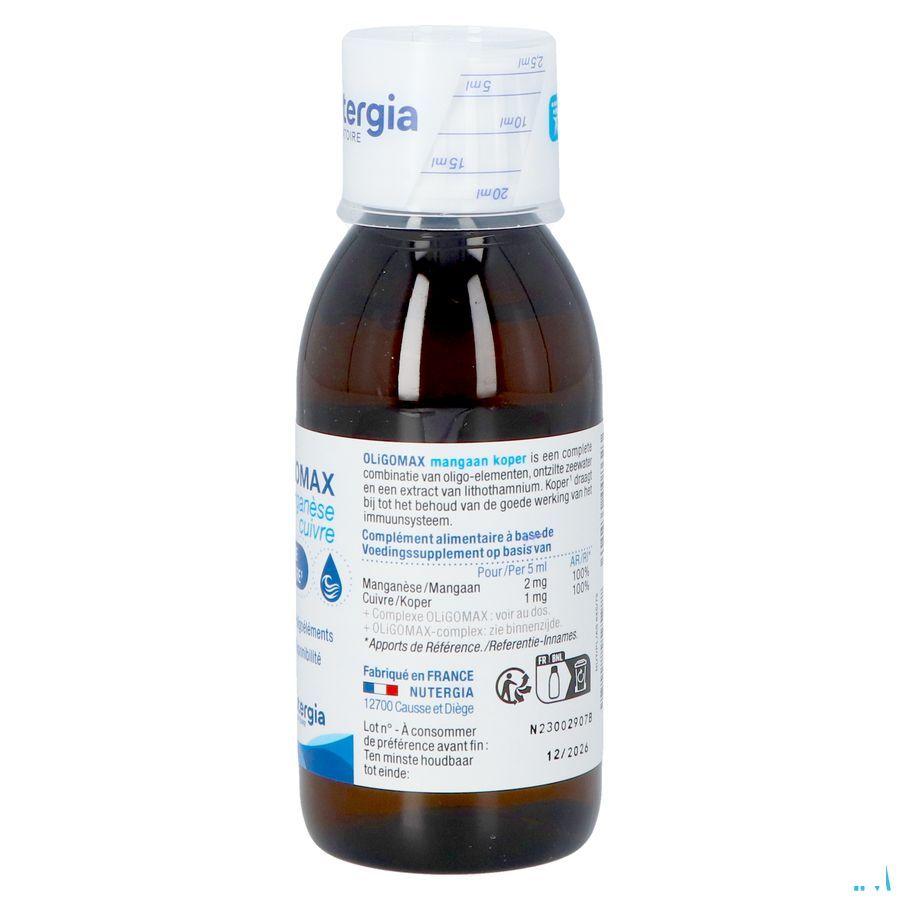 Oligomax Manganese Cuivre 150 ml  -  Lab. Nutergia