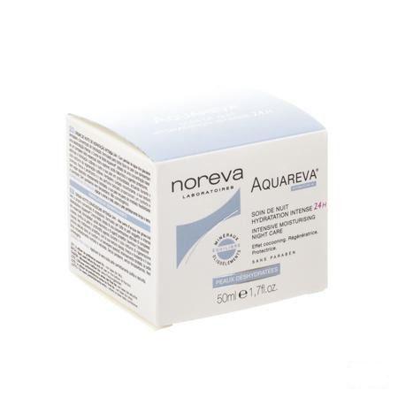 Aquareva Verzorging Nacht Hydra Intens 24u 50 ml  -  Noreva Led
