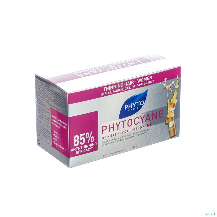 Phytocyane Anti haaruitval Vrouw Ampullen 12 