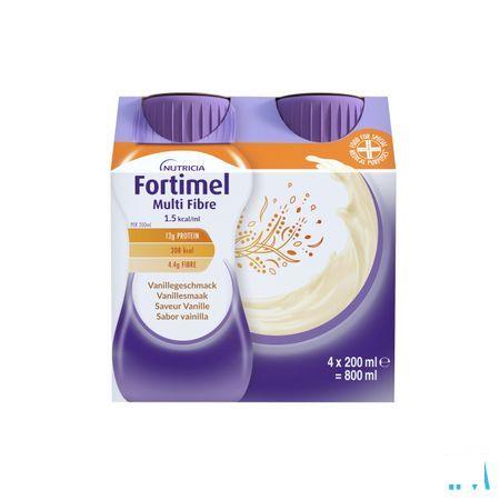 Fortimel Multifiber 1.5Kcal Vanille 4 x 200 ml