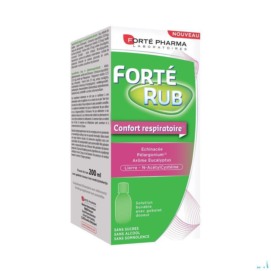 Forterub Ademhalingscomfort Siroop 200 ml  -  Forte Pharma