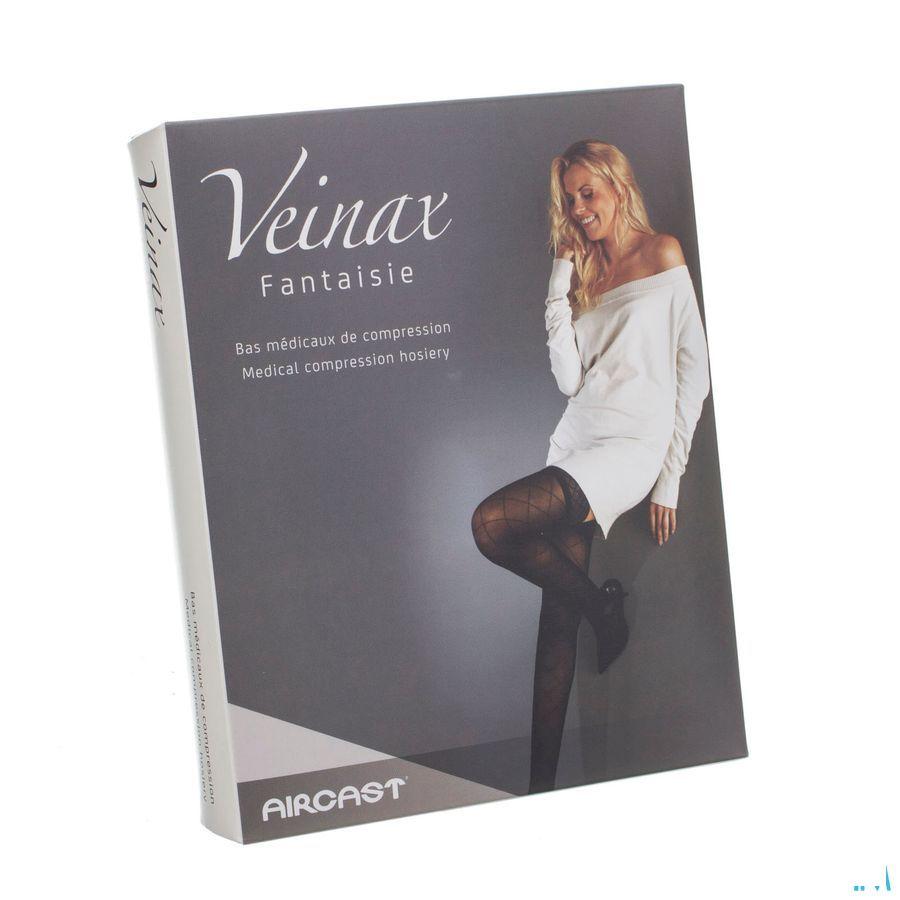 Veinax Panty Kleine Diamant 2 Lang Zwart Maat 4