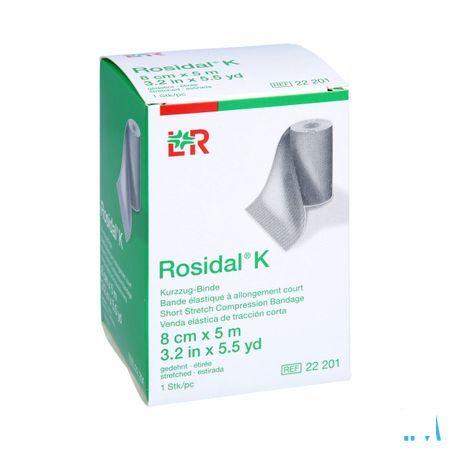 Rosidal K Bande Elast 8cmx5m 22201  -  Lohmann & Rauscher