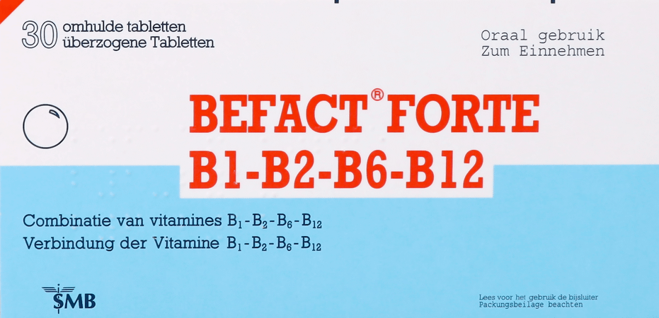 Befact Forte B1-B2-B6-B12 Omhulde Tabl 30