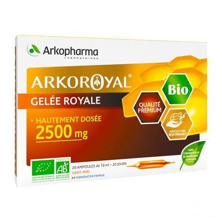 Arkoroyal Gelee Royale + Coeur Miel Liq. Gom 20  -  Arkopharma