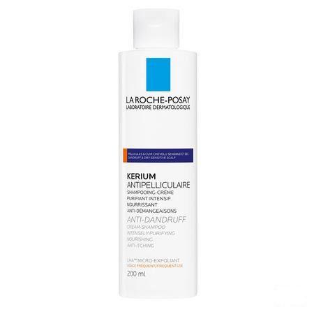 Kerium Shampooing Creme Antipelliculaire Ps 200 ml  -  La Roche-Posay