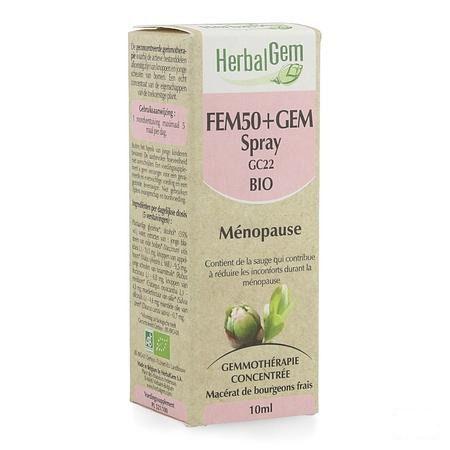 Herbalgem Fem50+Gem Spray Bio Gc22 Menopause 10 ml  -  Herbalgem