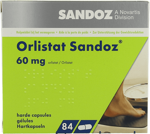 Orlistat Sandoz Capsule Dure 84 X 60 mg 