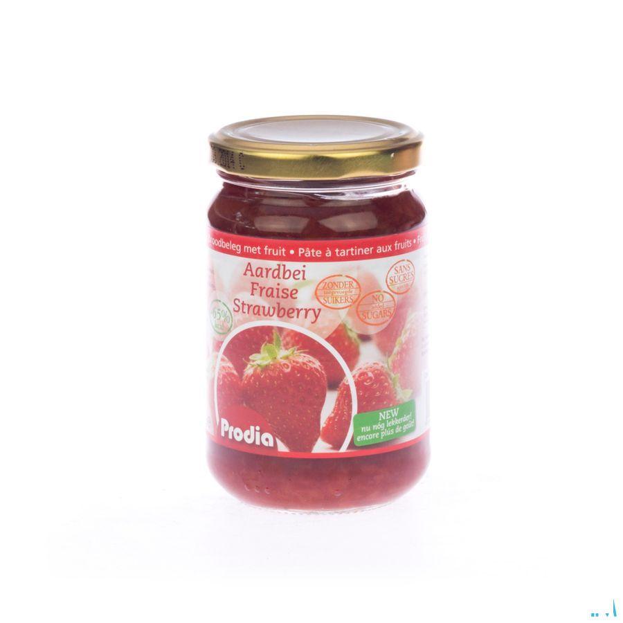 Prodia Broodbeleg Aardbei + Maltitol 300 gr 6071  -  Revogan