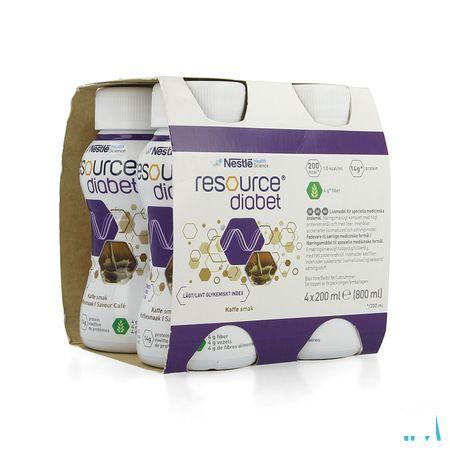 Resource Diabet Coffee 4x200 ml 12173636  -  Nestle