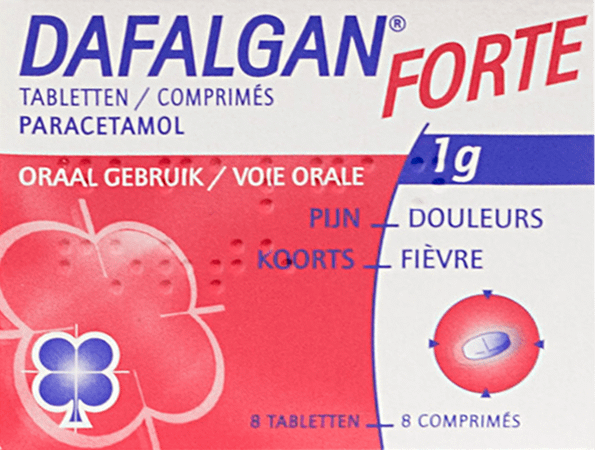 Dafalgan Forte Droog 1 gr Tabletten 8