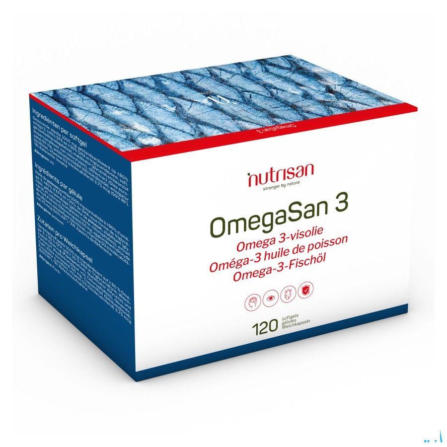 Omegasan 3 120 Softgels   -  Nutrisan