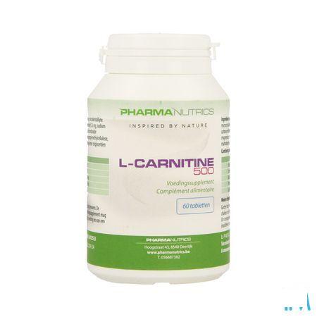 L Carnitine 500 Tabletten 60 Pharmanutrics  -  Pharmanutrics