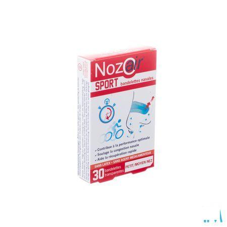 Nozoair Sport Bandelette Nasale Petit-moyen Nez 30