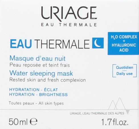 Uriage Eau Thermale Masker Water Nacht 50 ml
