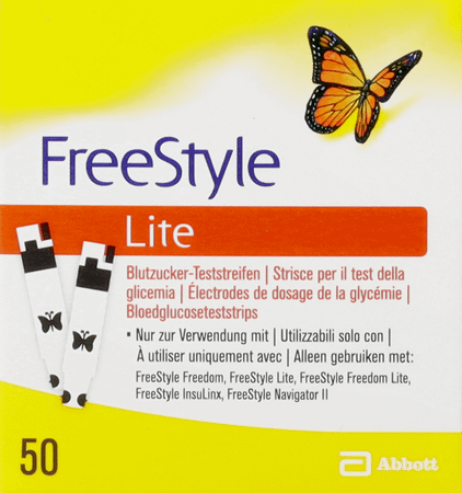 Freestyle Lite 50 Strips  -  Abbott