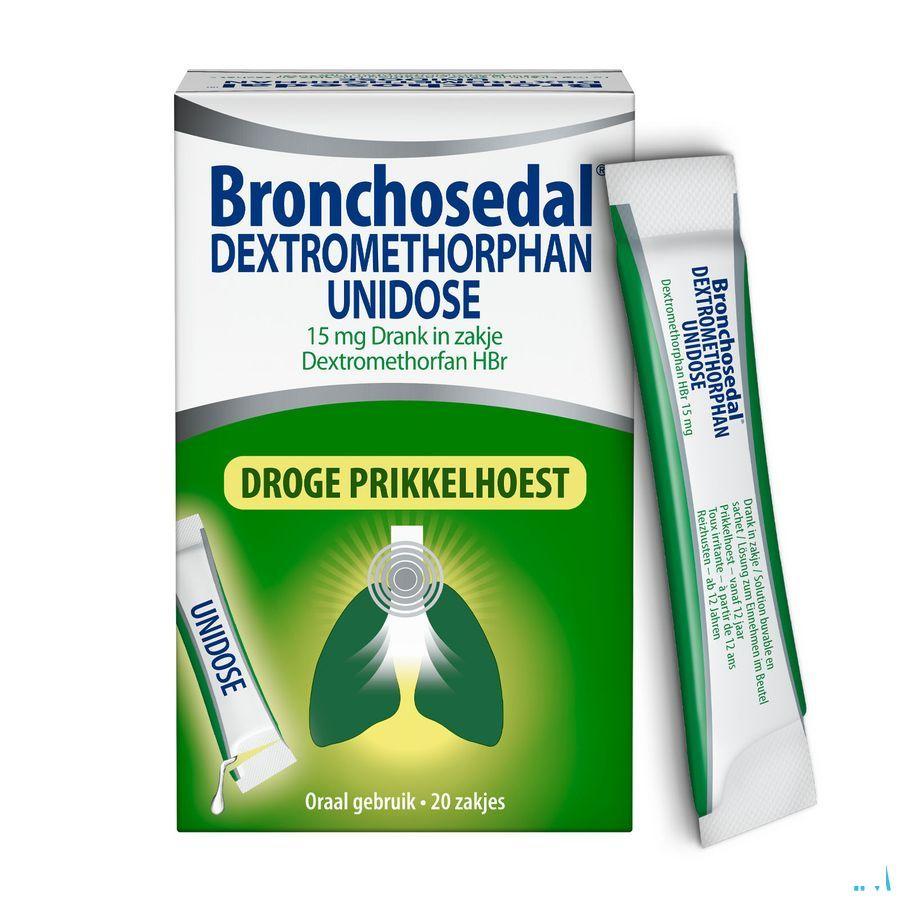 Bronchosedal Dextromethor.15 mg Sol Sach 20X5  ml Ud
